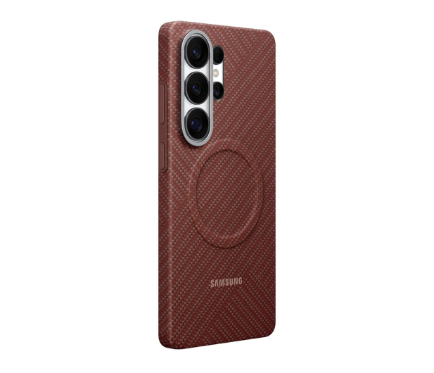 Samsung Etui Carbon Magnet do Galaxy S26 Ultra czerwone - 1489505 - zdjęcie 2
